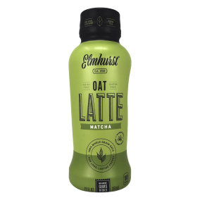Front of Elmhurst Oat Milk Latte Matcha