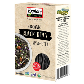 Front of Explore Cuisine Organic Black Bean Spaghetti