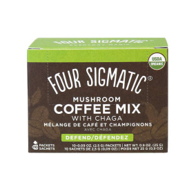 Four Sigmatic Organic Mushroom Coffee Mix with Chaga Defend - 10 Packets