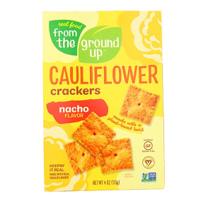 From The Ground UP Nacho Cauliflower Crackers, 113g