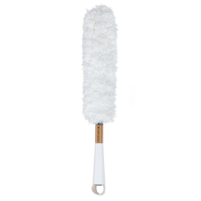 Front of Full Circle Dust Whisperer Filament Duster White