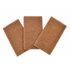 Front of Full Circle Neat Nut Walnut Scour Pads, 3pk