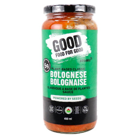 Front of Good Food For Good Plant-Based Organic Bolognese Classic, 450ml