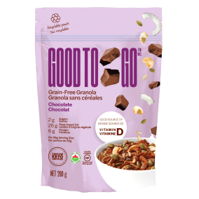 Front of Good To Go Grain-Free Granola Chocolate, 200g