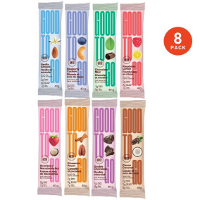 Good To Go Keto Snack Bars Variety Pack, 8 Bars