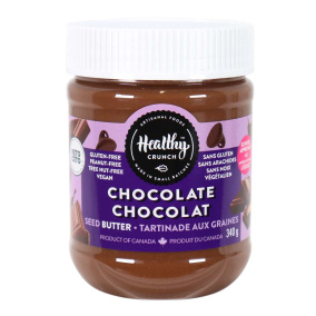 Front of Healthy Crunch Chocolate Seed Butter, 340g