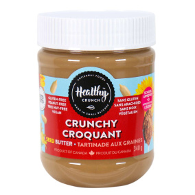 Front of Healthy Crunch Crunchy Seed Butter, 340g