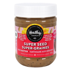 Front of Healthy Crunch Super Seed Butter, 340g
