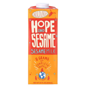 Front of Hope And Sesame Gluten-Free Sesame Milk Chocolate