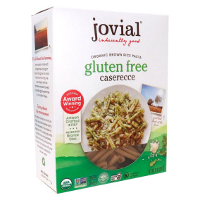 Front of Jovial Organic Gluten Free Brown Rice Caserecce