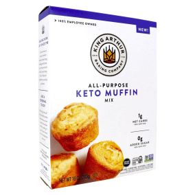 Front of King Arthur Gluten-Free Keto All-Purpose Muffin Mix
