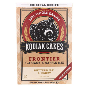 Front of Kodiak Cakes Frontier Flapjack & Waffle Mix Buttermilk & Honey, 680g