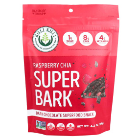 Front of Kuli Kuli Raspberry Chia Super Bark, 119g