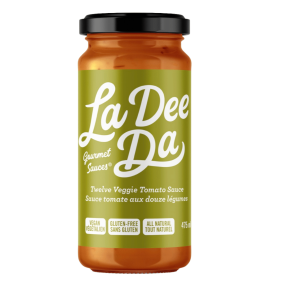 Front of La Dee Da Twelve Veggie Tomato Sauce Gluten Free, 475ml 