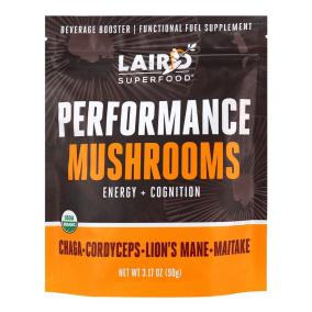 Front of Laird Superfood Beverage Booster Performance Mushrooms Energy + Cognition