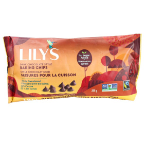 Lily's Sweets Stevia Sweetened Baking Chips Dark Chocolate, 255g