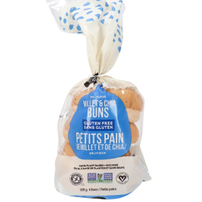 Front of Little Northern Bakehouse Millet & Chia Gluten-Free Buns, 4 Buns