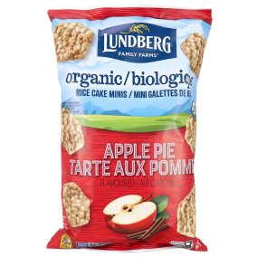 Lundberg Family Farms Organic Rice Cake Minis Apple Pie, 142g
