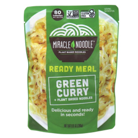 Front of Miracle Noodle Ready Meal Green Curry