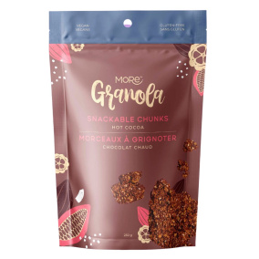 Front of More Granola Snackale Chunks Hot Cocoa