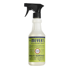 Front of Mrs. Meyer's Multi-Surface Cleaner Lemon Verbena, 473 mL