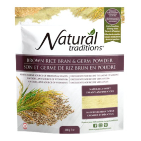 Front of Natural Traditions Brown Rice Bran & Germ Powder