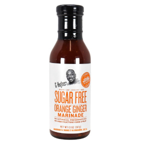 Front of G Hughes Sugar-Free Orange Ginger Marinade