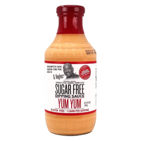 Front of G Hughes Sugar Free Dipping Sauce Yum Yum