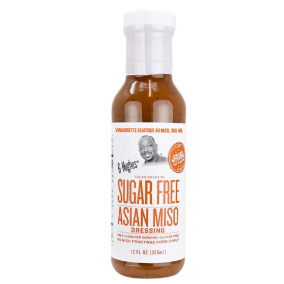 Front of G Hughes Sugar Free Asian Miso Dressing, 355mL