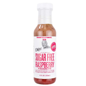 Front of G Hughes Sugar Free Raspberry Vinaigrette, 355mL