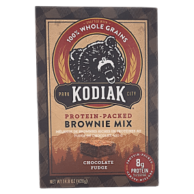 Front of Kodiak Cakes Protein-Packed Brownie Mix Chocolate Fudge, 420g