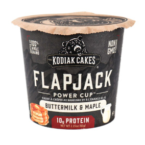 Front of Kodiak Cakes Buttermilk & Maple Pancake Cup, 61g