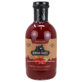 Front of Kodiak Cakes Raspberry Super Fruit  Syrup, 473ml