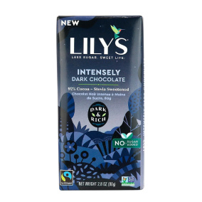 Front of Lily's Intensely Dark Chocolate, 80g
