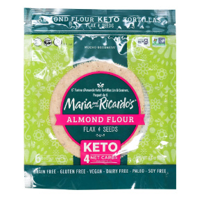 Maria & Ricardo's Almond Flour Keto Tortillas Flax & Seeds