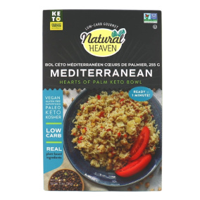 Front of Natural Heaven Hearts of Palm Keto Bowl Mediterranean