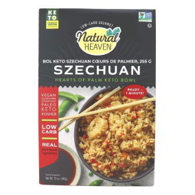 Front of Natural Heaven Hearts of Palm Keto Bowl Szechuan