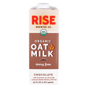 Front of Rise Brewing Co. Organic Dairy Free Oat Milk Chocolate, 946mL