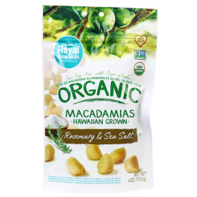 Royal Hawaiian Orchards Rosemary & Sea Salt Macadamia Nuts, 113g