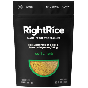 Front of RightRice Garlic Herb
