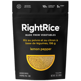 RightRice Lemon Pepper Rice Made from Vegetables, 198g