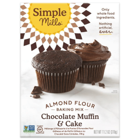 Simple Mills Grain-Free Almond Flour Baking Mix Chocolate Cupcake & Cake, 318g