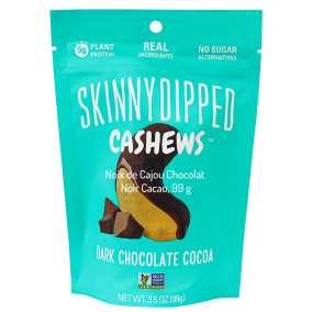 Skinny Dipped Cashews Dark Chocolate Cocoa, 99g