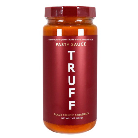 Front of Truff Pasta Sauce Black Truffle Arrabbiata, 482g