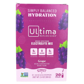 Ultima Replenisher Electrolyte Drink Mix Grape, 20 Packets