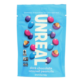 Unreal Dark Chocolate Peanut Gems, 142g