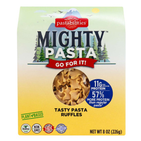 Front of Pastabilities Plant-Based Mighty Pasta, 226g