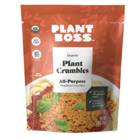 Front of Plant Boss Organic Plant Crumbles Meatless Crumbles All-Purpose, 95g