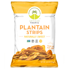 Artisan Tropic Plantain Strips Naturally Sweet, 128g