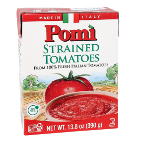 Front of Pomi Strained Tomatoes, 390g